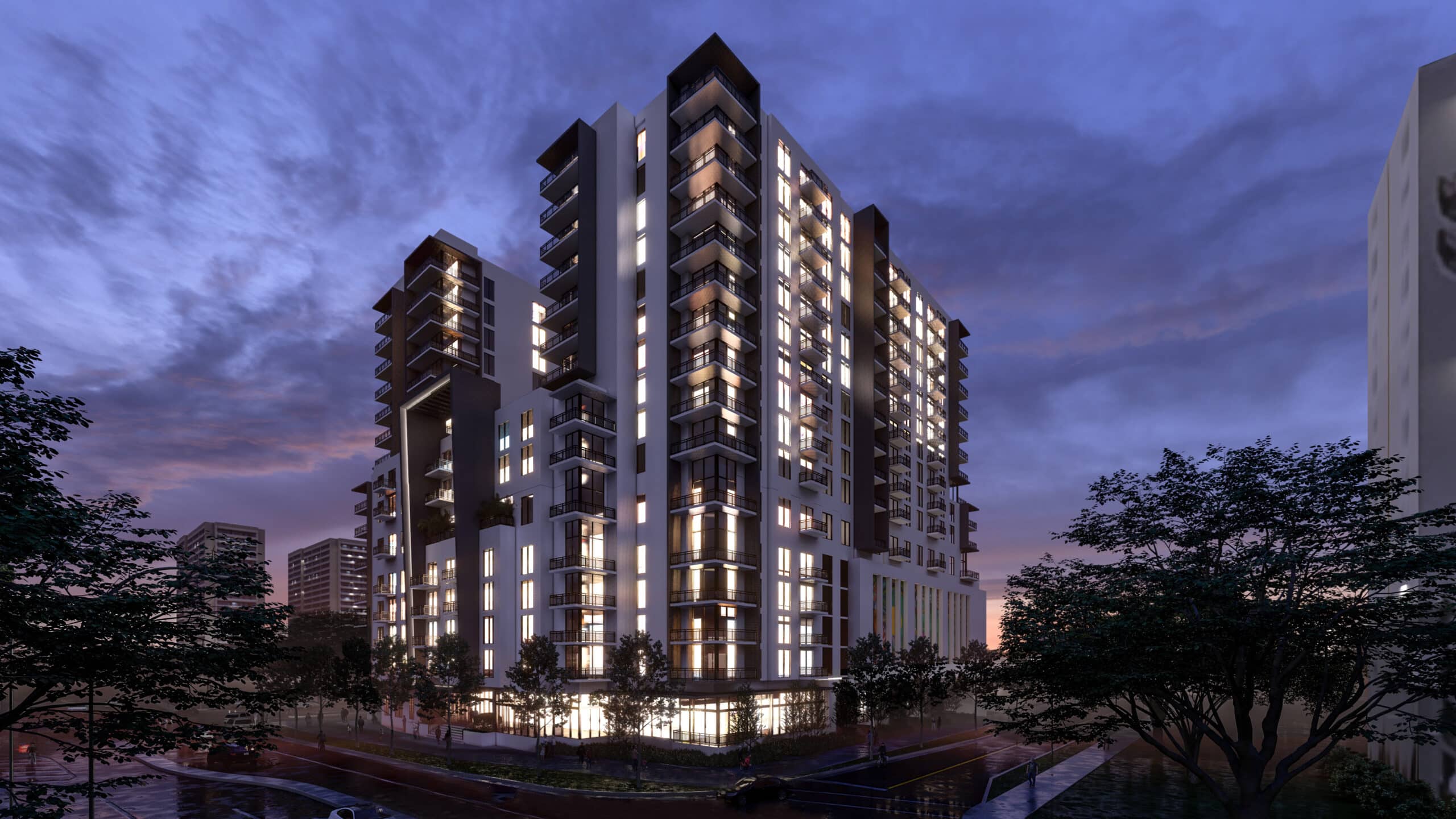 Rendering-3-–-Building-Exterior-Night-Time-NE-Corner-1-scaled.jpg